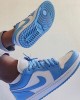 Nike "Jordan 1" / UNC University Light Blue - White