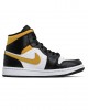Nike "Jordan 1" / Retro Mid White "Pollen" Black GS