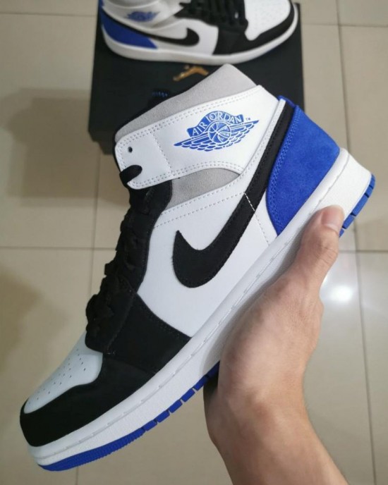 Nike "Jordan 1" / Retro Mid SE Royal Black Toe