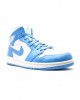 Nike "Jordan 1" Mid / Light Blue UNC