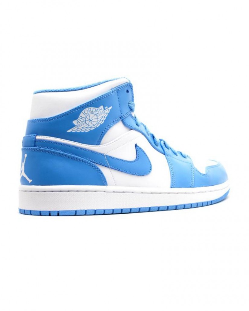 Nike "Jordan 1" Mid / Light Blue UNC