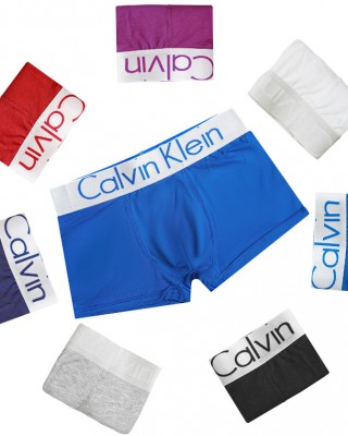 5 Pack Calvin Klein Underwear, Steel Micro Low Rise Trunk